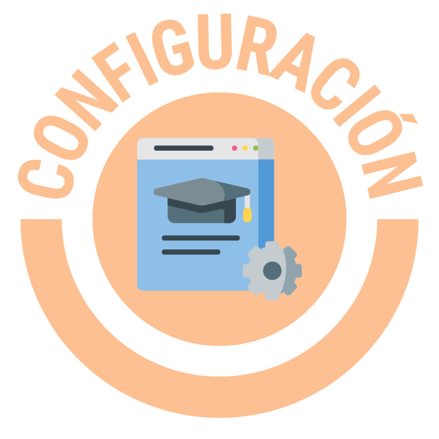 cursos virtuales y configuración 