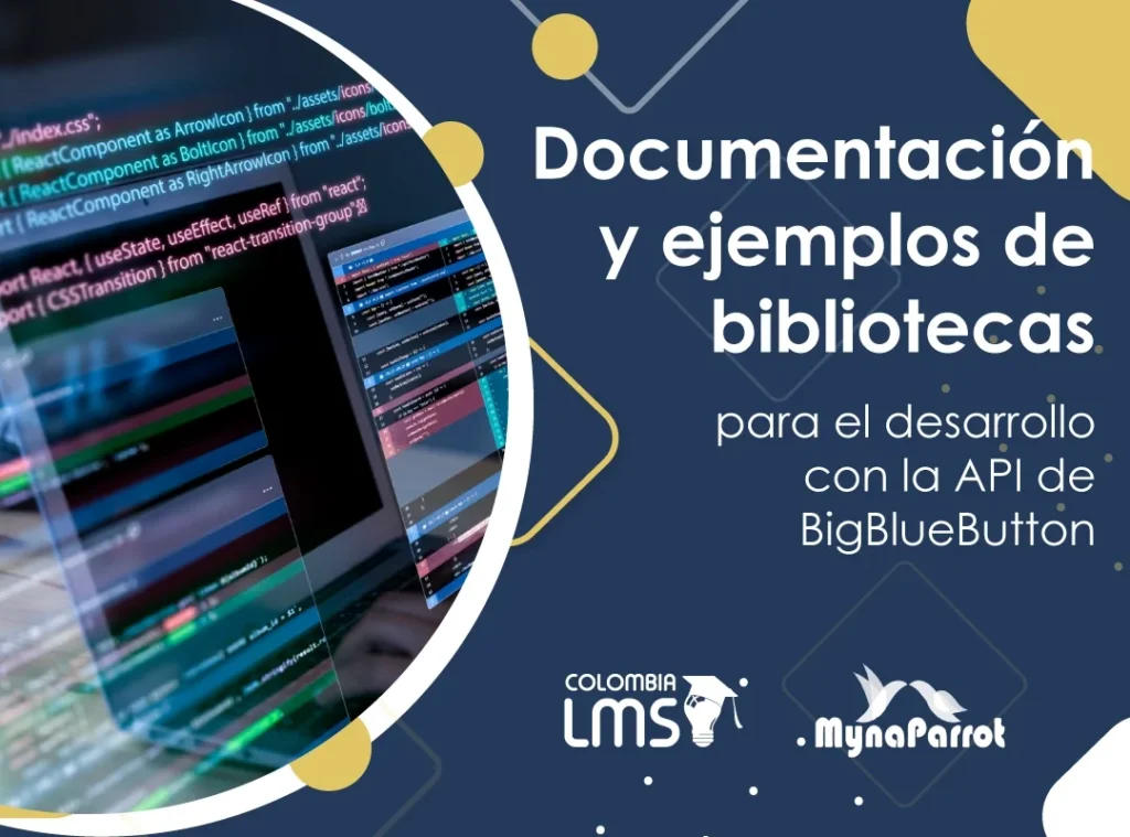 Documentación y ejemplos de bibliotecas para el desarrollo con la API de BigBlueButton